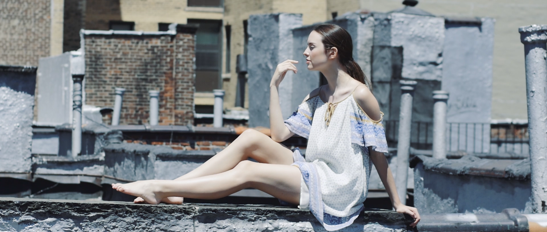 Fashion film with model Kalyn in NY summer 2016 shot by FX Boucherak philocalie films 